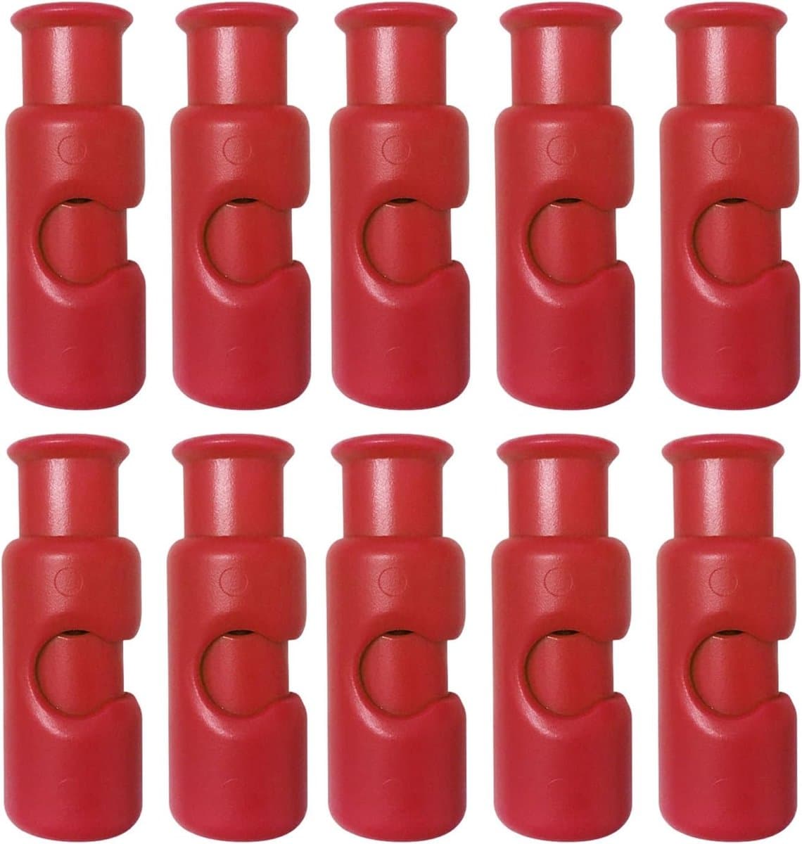 Broodzakclips - Zaksluitingen - Voedsel Bewaren - Handvriendelijk Ontwerp - 10 Stuks - Rood — afbeelding 1