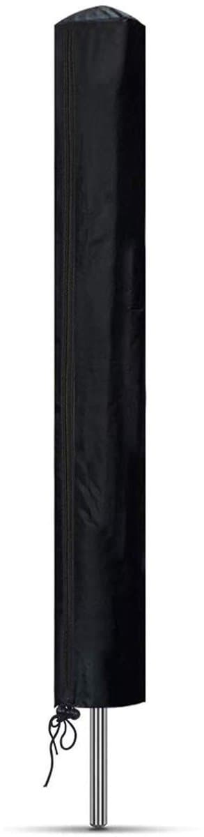 Dailygoods- Droogrek Draaibaar 16 x 16 x 180 cm - Beschermhoes Waterdicht - Oxford-Stof UV-Bestendig - Winddicht - Verstelbaar Trekkoord - Wasrek — afbeelding 1
