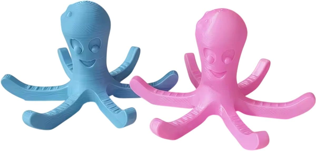 2x Drinkfles Droogrek – Universele Flessen Droogrek met Luchtcirculatie, Ruimtebesparend Flessenrek voor Keuken, Babyflessen en Waterflessen - Roze en Blauw — afbeelding 1