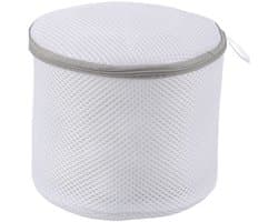 Set van 2 waszakken van mesh voor bh's, met cilindrische ritssluiting, geschikt voor de wasmachine, ideaal voor bh's, ondergoed, sokken en reiskleding. Handig voor het opbergen en organiseren van je kleding. Afmetingen: 15 cm * 17 cm