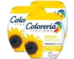 Textielverf voor wasmachine - Geel, Zonnebloem - All-in-One Formule - 3 Verpakkingen van 350 g
