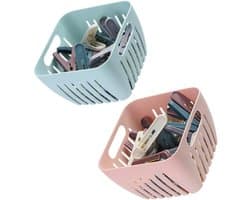Wasknijpers - Droogklemmen Plastic - Kleding Drogen - Winddicht Sterke Klemkracht - 48 Stuks - Willekeurige Kleuren