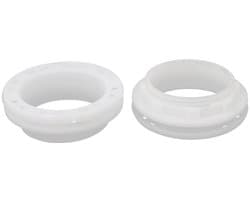 Wasmachine Waterstop - Afvoerstop Kuipstop - Lekkage Voorkomen - Universeel Passend - 85x63x28mm - Wit