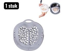 1 stuk - Waszak - Siliconen Waszak voor BH's - Ondergoedwaszak - Anti-Vervorming Wasbeschermer - Binnenwas Zak voor delicate Kleding - Grijs — afbeelding 1