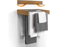 Equivera Wanddroogrek - Wanddroogrek Inklapbaar - Droogrek - Wand Droogrek - Wasrek Hangend - Schuifbaar