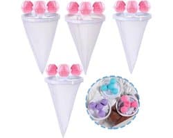 Floating Hair Filtering Mesh - 4 stuks filterzakken -wasmachine, haarverwijderaar - herbruikbare - dierenhaarverwijderaar - wasmachine voor hondenhaar, kattenharen
