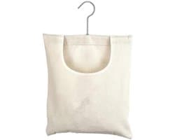 Opbergtas voor wasknijpers - 31.75*26.67 cm - Draagbare - Opbergtassen voor het organiseren - Stof- en vochtbestendige tassen - Opbergtas - Met haken - Beige - 300D Oxfordstof - Voor binnen en buiten - Hangend opbergtas — afbeelding 1