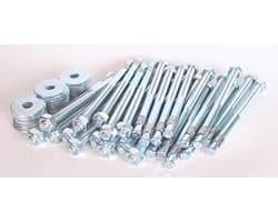 25 boutankers M12 140/220 mm voor houtbouw - Heavy Duty Pluggen