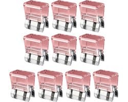 Broekklem - broekclip - broek clip - broek klem - Kleding Clip - 10 stuks - broekspijp clip - broekspijp verkorter - Bevestigingsclip voor broekspijp - wasknijpers - Antislip Vaste Gesp - Transparant poeder