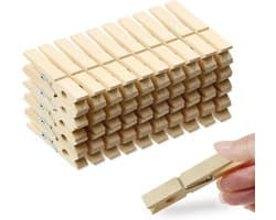 Pack van 50 houten wasknijpers voor al je kleingoed — afbeelding 1