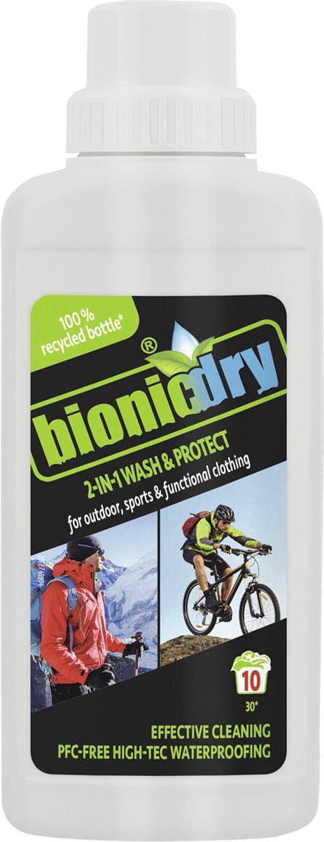 bionicdry 2-in-1 Wash & Protect wasmiddel en impregneermiddel in 1 wasbeurt — afbeelding 1