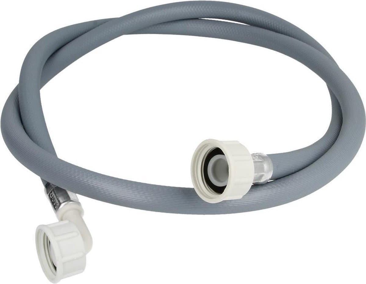 Wasmachine slang aanvoerslang 3,00 mtr. 3/4" recht - 3/4" haaks — afbeelding 1