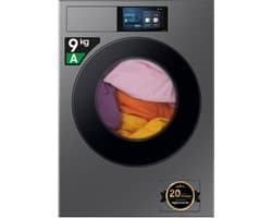 Samsung WF90F09C4SU3 wasmachine Voorlader 9 kg 1400 RPM Zilver — afbeelding 1