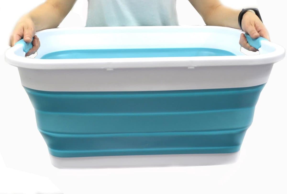 Opvouwbare wasmand - ruimtebesparend en veelzijdig - 41 l — afbeelding 1