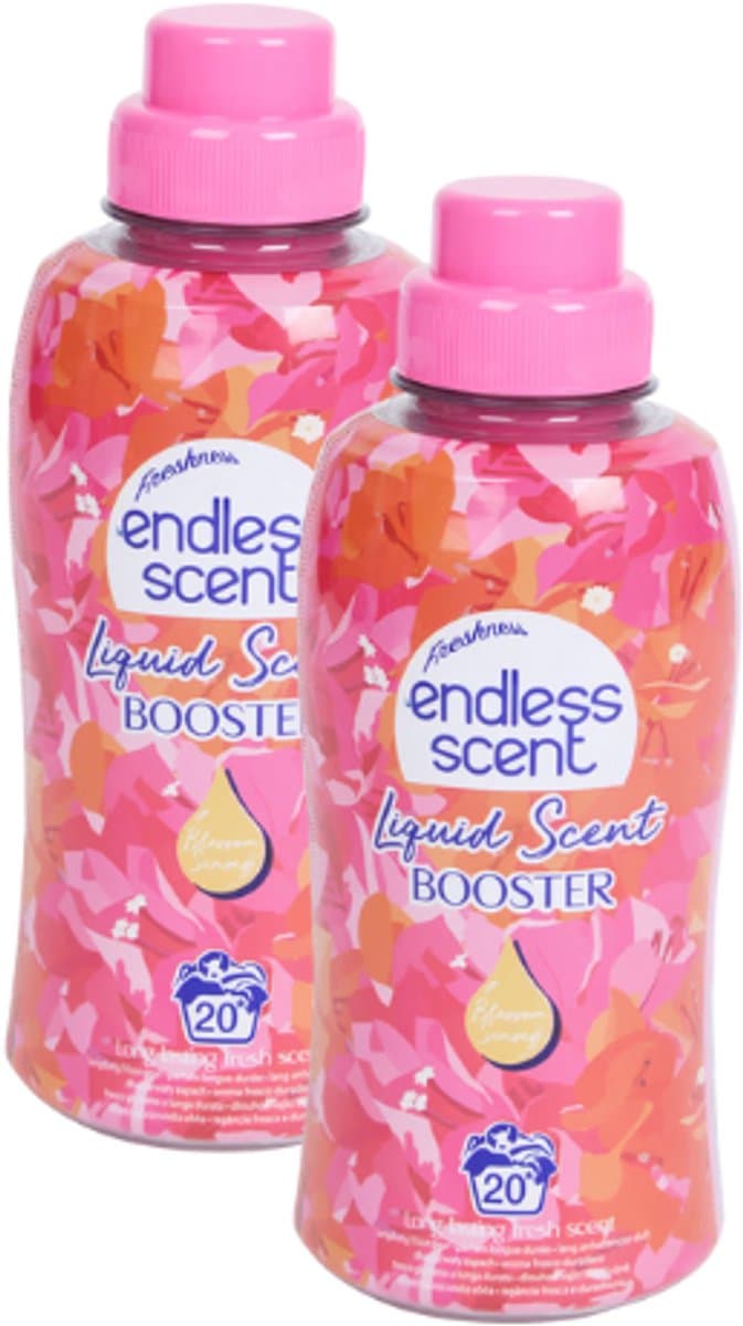 Wasparfum - Endless Scent Blossom Senses - 2x 400 ml - MULTIPACK | Liquid Geurbooster voor in de was - Wasparfum voor Wasmachine — afbeelding 1