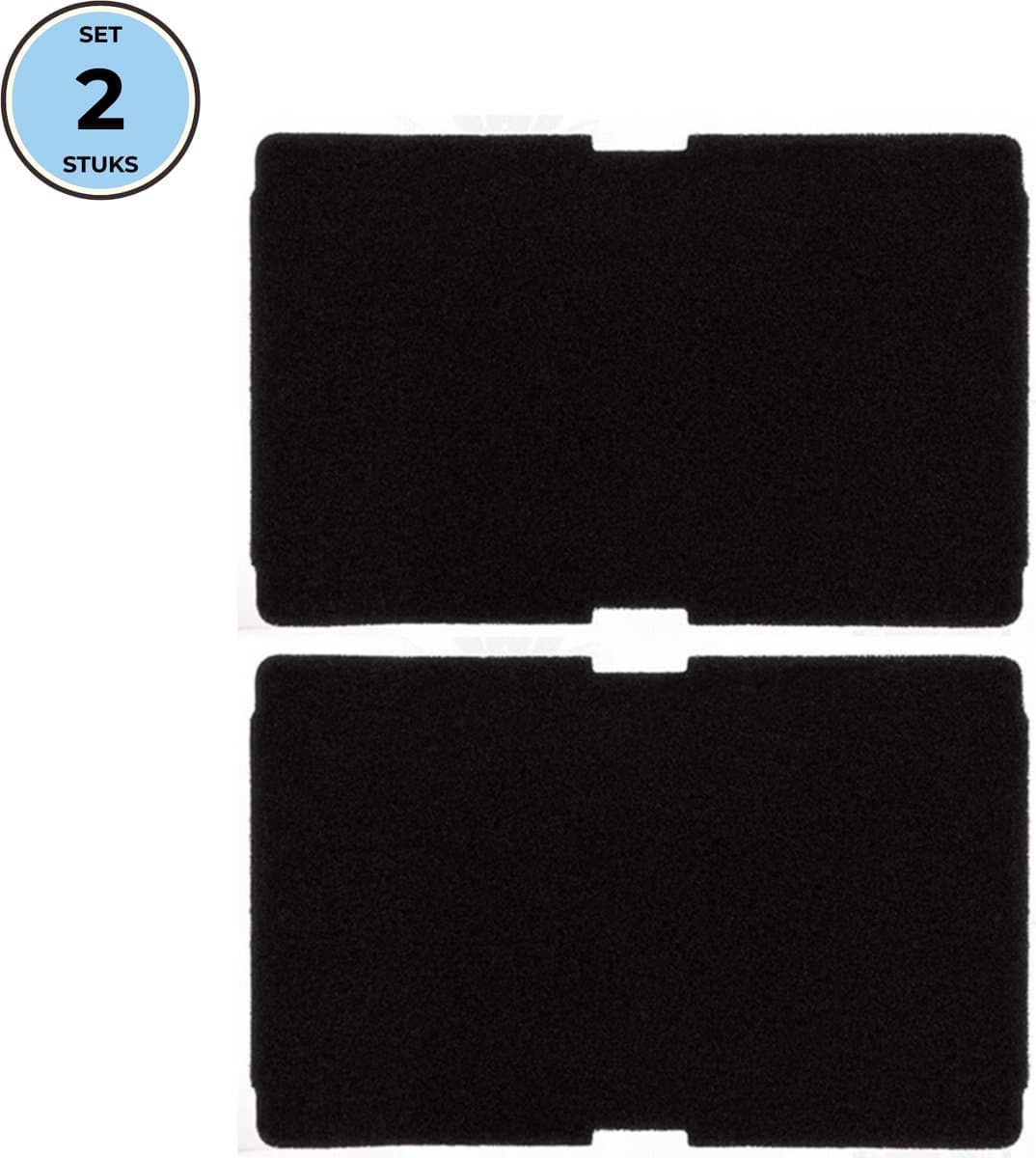 Bramokava 2x Filter geschikt voor Beko Blomberg Droger 2964840100 - 235 x 150 mm - Spons Foam Schuimfilter — afbeelding 1