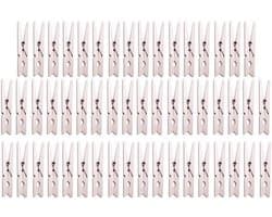 Wasknijpers Houten - Kledingklemmen Hanger - Wasgoed Drogen - Sterke Veer - 52 Stuks - Niet gespecificeerd