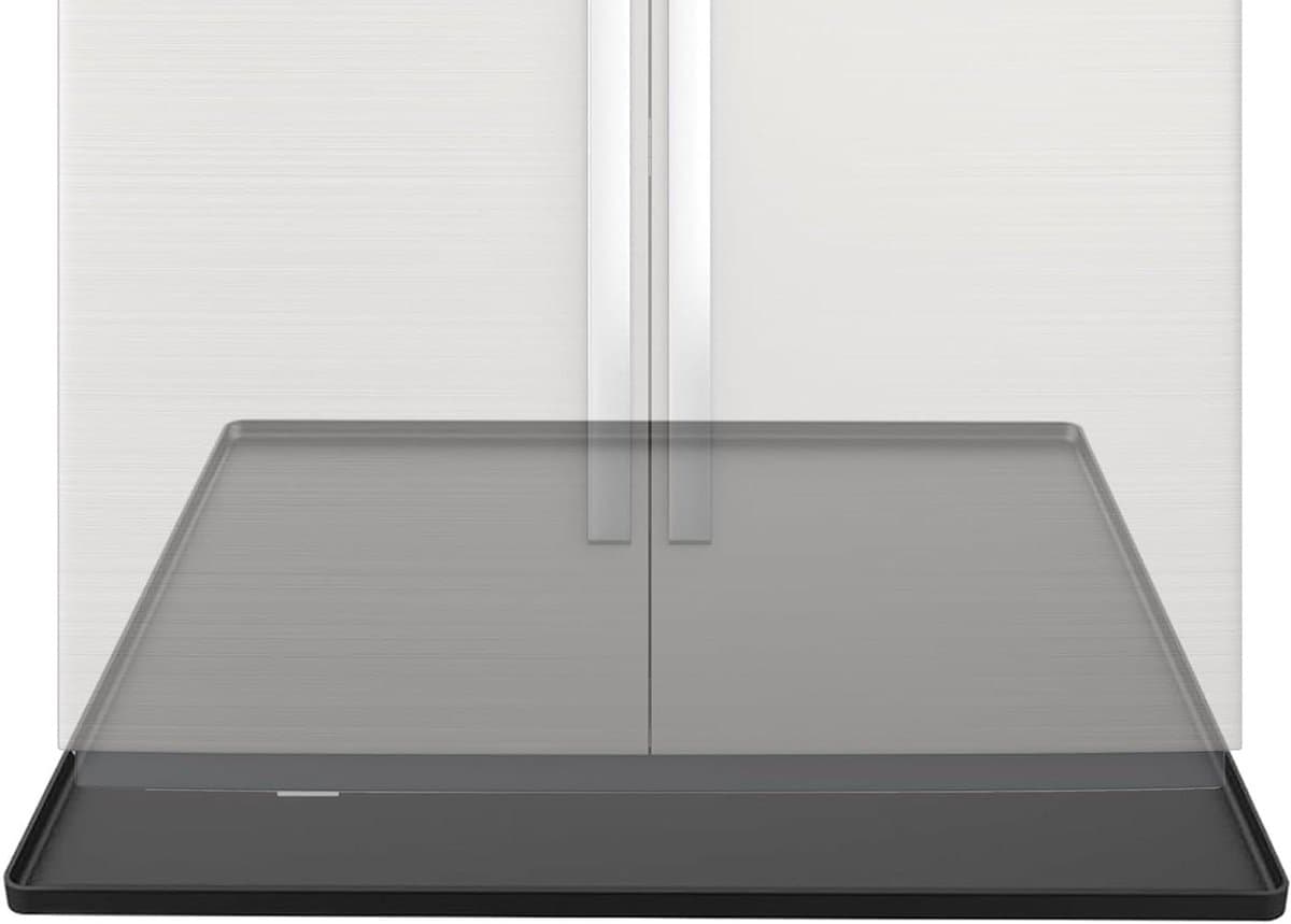 Koelkastmat Wasmachinebak - Lekvrije Onderlegger - Apparaat Beschermen - Geavanceerde Vloerbescherming - 60x60x1.5cm - Grijs — afbeelding 1