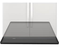 Koelkastmat Wasmachinebak - Lekvrije Onderlegger - Apparaat Beschermen - Geavanceerde Vloerbescherming - 60x60x1.5cm - Grijs