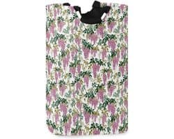 Wasmand - Kledingmand Opvouwbaar - Kleding Opslag - Waterdichte Oxford Stof - 32 x 28 x 60 cm - Kleurrijk Tropisch