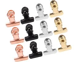 Magnetische Mini Knijpers - Herbruikbare Clips - Foto's Ophangen - Roestvrij Staal - 20 Stuks - Diverse Kleuren