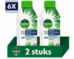 6 x Dettol Hygiënische Wasmachine Reiniger - 2x250ml