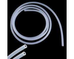 Flexibele Voedselveilige Siliconen Slang van 3m, 10mm ID x 13mm OD, Transparante Water- en Luchtbuizen voor Pompoenoverdracht en Tuinieren