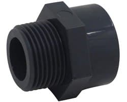 Dailygoods- PVC Punch 20/25/32/40/50/63/75/90/110 mm - PVC Male Draad - PVC Aansluiting - PVC Verbindingsstuk - Slangfitting - Binnen diameter 32 mm - Pvc Fitting