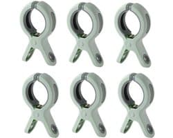 6 stuks Strandhanddoekclips - Plastic Quiltclips - Knijpers - Grote Wasknijper Handdoekknijpers - Winddicht - Groen - Voor dagelijks wasgoed, strandhanddoek, badhanddoek, beddengoed en dikke kleding