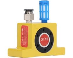 Pneumatische Vibrator - Lucht aangedreven - Materiaal Transport - Geruisloze Turbine - G1/8in - Zilver