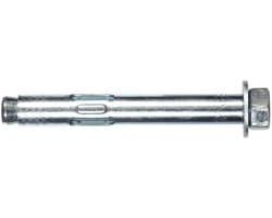 Hulsanker - Ankerbout M8 - Bevestigen in Beton - Gelegeerd Staal - 5/16 X 1-1/2 Inch - Zink