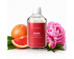 SteamStory Luxe Wasparfum Ruby - Luxe bloemige geur met citrus, roos & amber - 500 ml