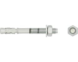 Verzinkte Bout - Ankerbout Bevestiging - Stevig Bevestigen - Gelegeerd Staal - 16 x 125 mm - Zilverkleurig