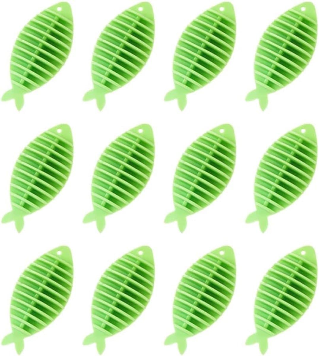 Anti-klittende wasballen voor wasmachines en drogers, 12-pack herbruikbare nylon wasballen om rimpels te verminderen en dierenhaar te verwijderen — afbeelding 1