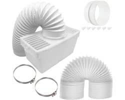 Universele Condensdroger Opvangbak met Extra Lange 6m Ventilatieslang (100mm)
