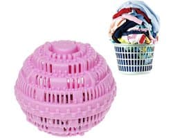 Wasbollen - 1 Stuk - Wasbal Voor De Wasmachine - 11 Cm - Antiklitwerking - Herbruikbaar - Haarvanger Wasbollen - Wasballen Wasbol - Pluisballen - Geschikt Voor Lakens, Jassen, Kleding, Dekens - Roze