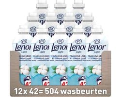 Lenor Light Katoen Wasverzachter - 12 x 42 Wasbeurten