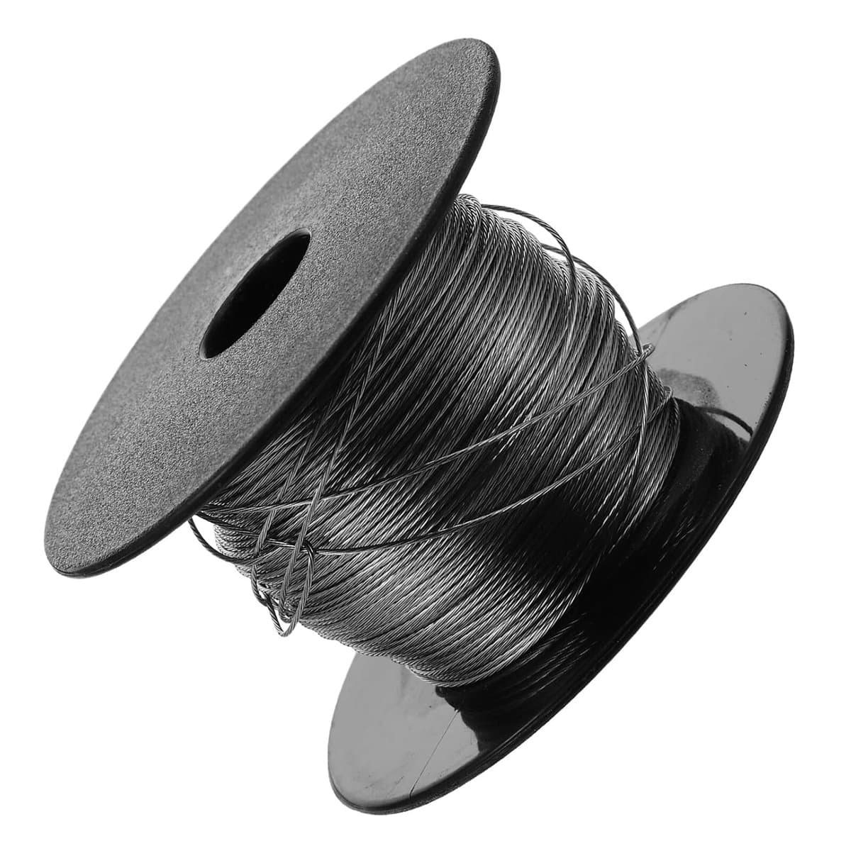 Waslijn Ophangkabel - Drooglijndraad Staalkabel - Buiten Kleding Drogen - Roestvrij Staal 30kg - 100 Meter Lengte - Zilver — afbeelding 1
