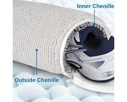 Schoenwaszak wasmachine speciale anti-deformatie schoenwaszak geel — afbeelding 1