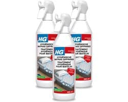 3 x HG - Hygiënische Matras Opfrisser - Werkt Na 30 Minuten - Neutraliseert Nare Geurtjes - 500 ml - Voordeelverpakking - 3 stuks