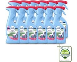 12 x Febreze – Textielspray – Roze Anjers – 375 ml - Grootverpakking - Vaatwasstrips - Textielgeur - Textielverzorging - Geurverwijdering - Textielspray - Roze Anjers