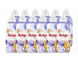 12 x Robijn – Wasverzachter – Puur & Zacht – 780 ml - Voordeelverpakking - 12 stuks