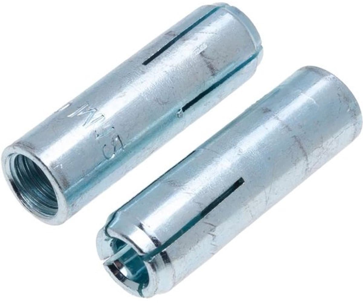 Inslagankers - Stalen expansieanker - Zware bevestiging - Interne schroefdraad - M10 10 stuks - Zilverkleurig — afbeelding 1