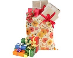 Maishijie Pack van 2 Linnen Waszakken Heavy Duty Zeer Duurzaam Speelgoed Vuil Zakken Drawstring met Drawstring Sluiting Machine Wasbaar en herbruikbaa