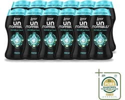 12 x Lenor Unstoppables – Geurbooster – Fresh - 10 Wasbeurten - 140 g - Wasstrips - Geurbooster Was - Frisheid Was - Geurparels Was - Wasgeur - Frisheid Kleding