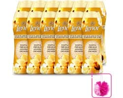 12 x Lenor - Geurbooster - Gouden Orchidee - 22 Wasbeurten - Bulkverpakking - Geurbooster was - Douchemop - Geur in was