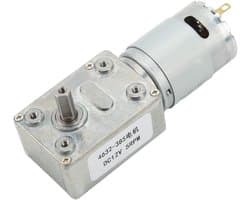 Zelfsluitende motor, compact ontwerp, hoge nauwkeurigheid, constructie van aluminium en messing, ideaal voor raamopeners, deuropeners en kleine lieren