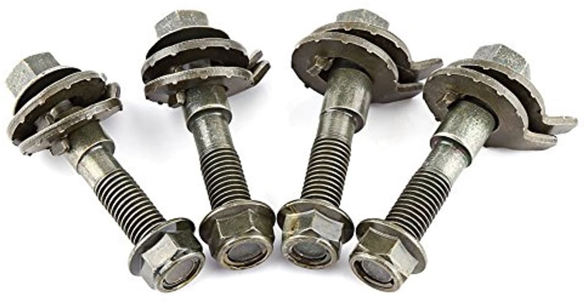 Car Cam Bolt 4 Set met vier verstelbare 14 mm stalen velgen — afbeelding 1