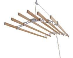 Droogrek Ophangbaar - Plafond Wasrek - Wit - 1.5m