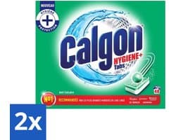 2 x Calgon - Wasmachinereiniger - Tegen Kalkaanslag - 48 Tabletten - Wasmachinereiniger - Kalkverwijderaar - Wasmachineonderhoud - Wasmachinetabletten - Wasmachine Reiniging